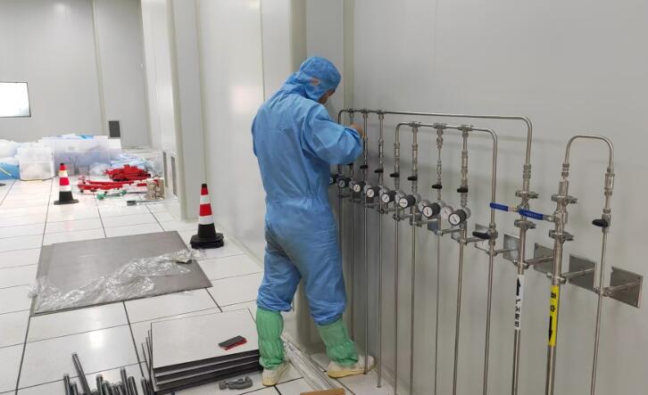 Construction of Shanghai Semiconductor Cleanroom